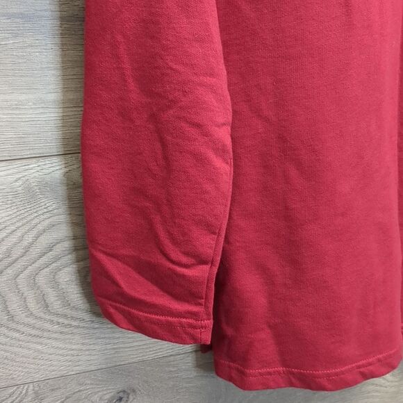 No Brand Red Embellished Crewneck Sweater Women's Size Medium - Picture 4 of 7